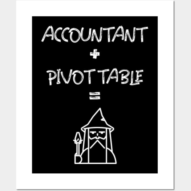 Funny Accountant Design Wall Art by Life of an Accountant